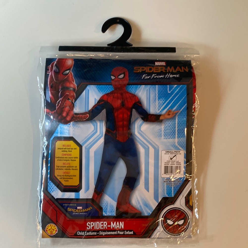 NWT Spider-Man Costume size 4-6
